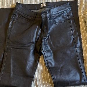 Naked and Famous Super skinny guy wax coated indigo stretch